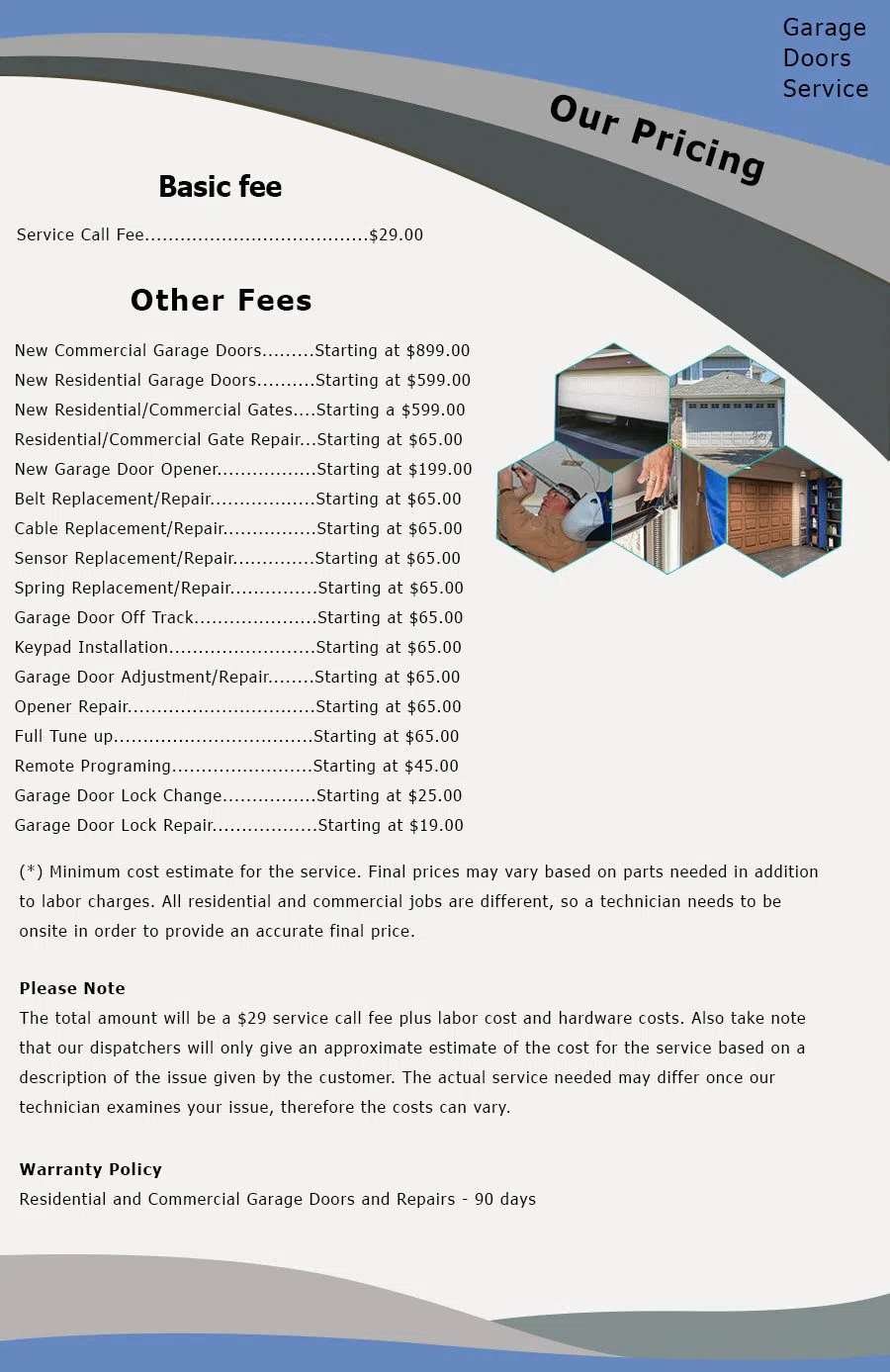 Security Garage Door Service Minneapolis, MN 612-504-0976